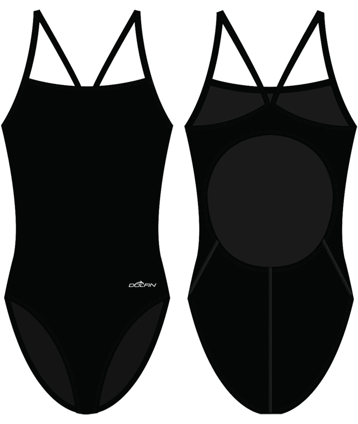 Fit Kit - Female Reliance Print V-Back One Piece Swimsuit